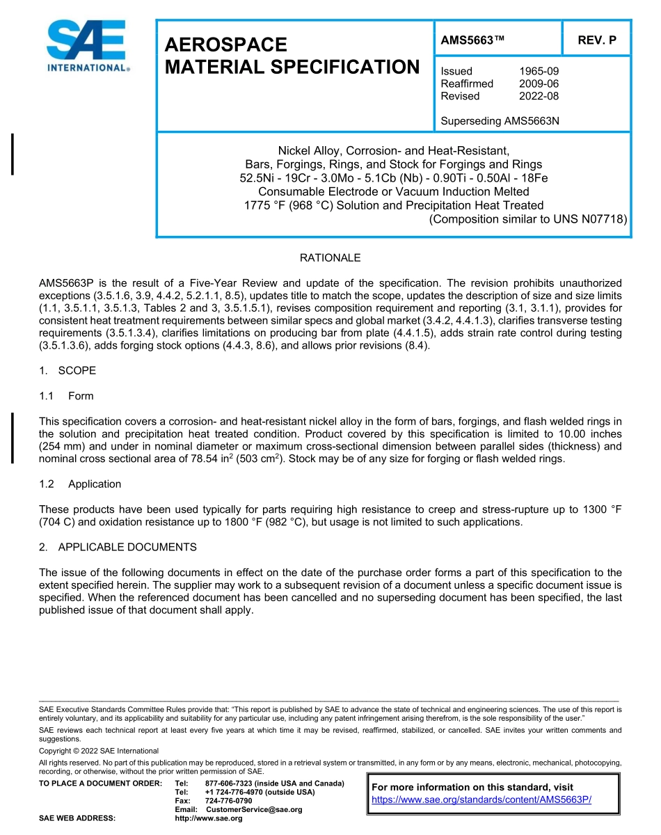 SAE AMS 5663P-2022.pdf_第1页