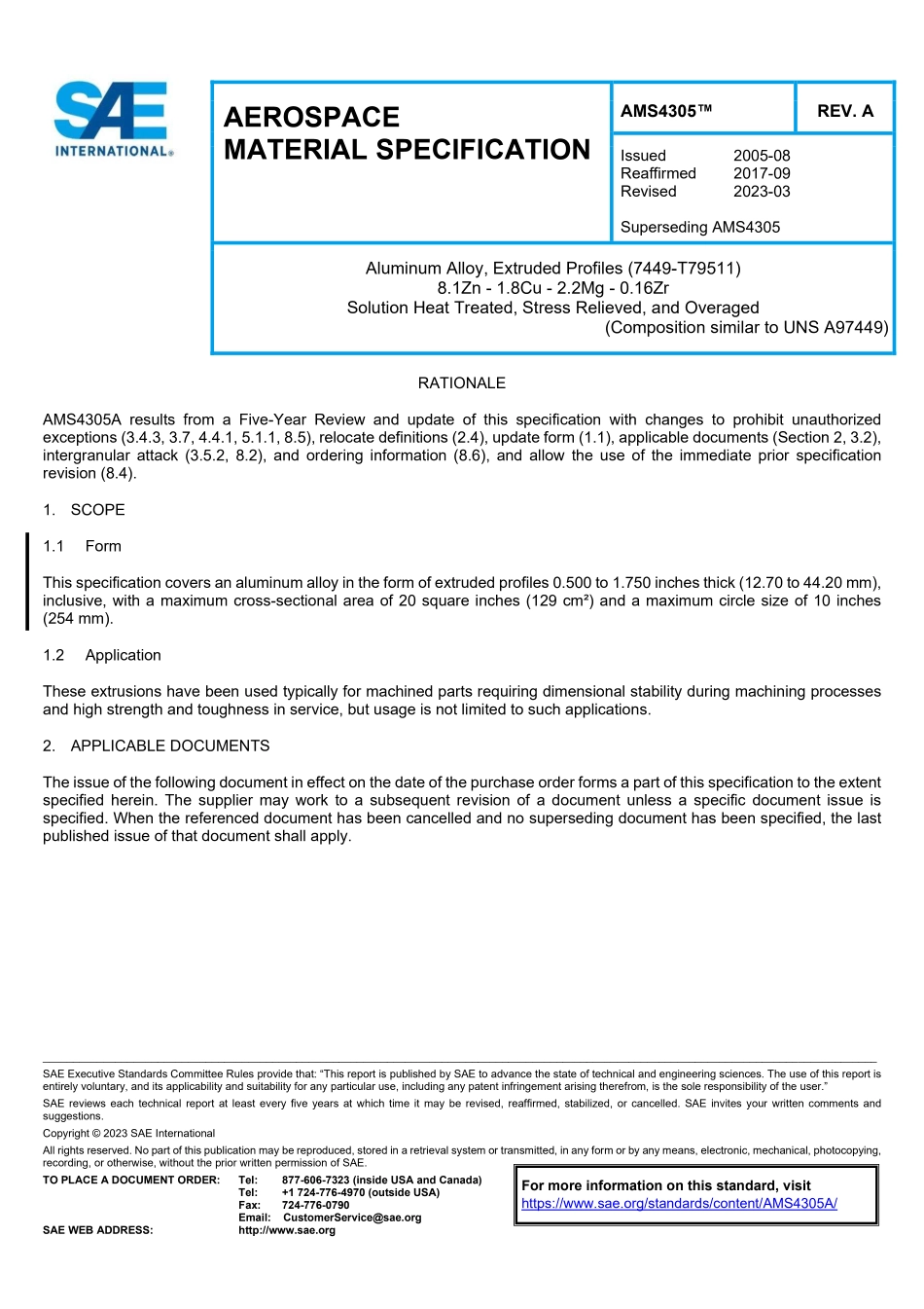 SAE AMS 4305A-2023.pdf_第1页