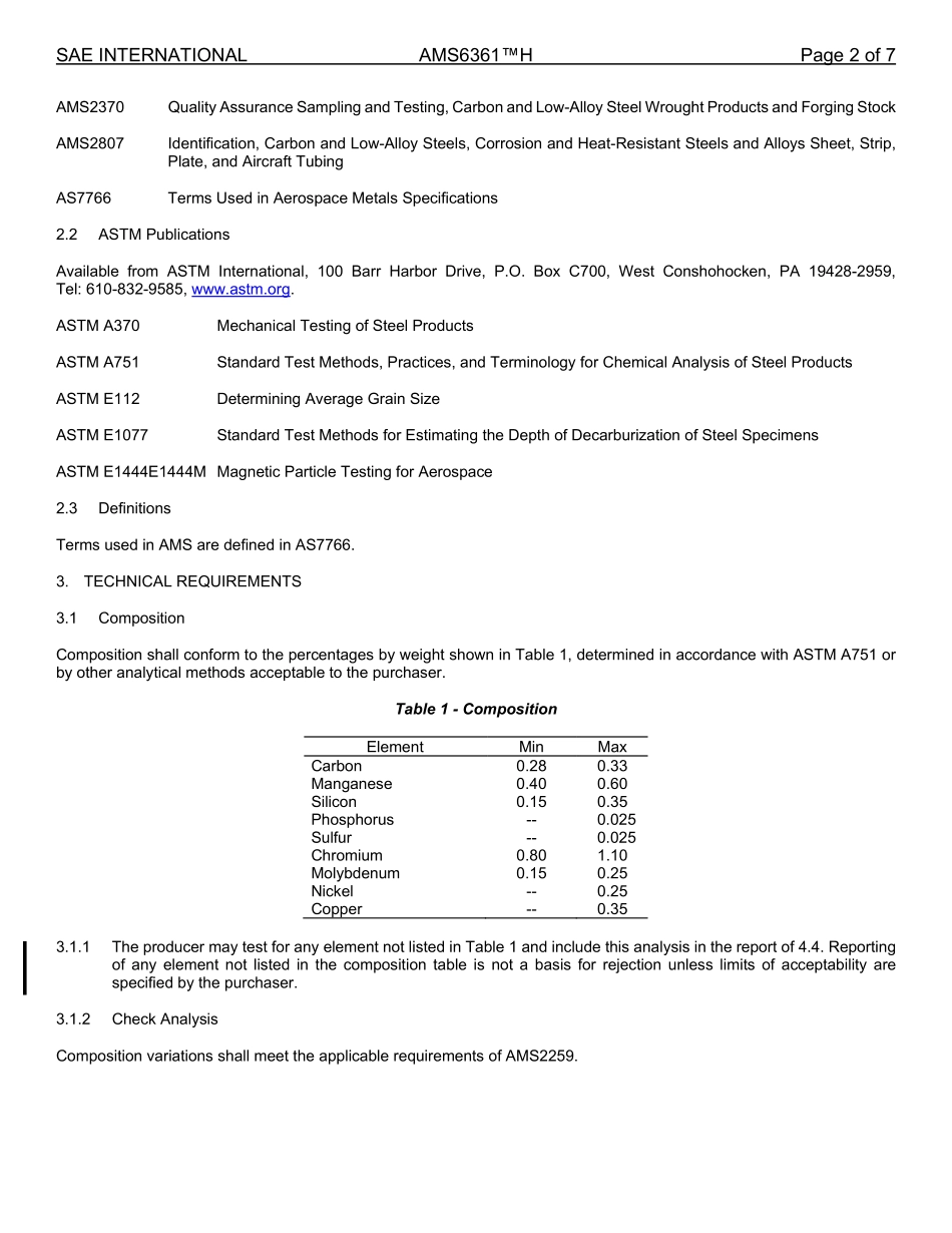 SAE AMS 6361H-2024.pdf_第2页