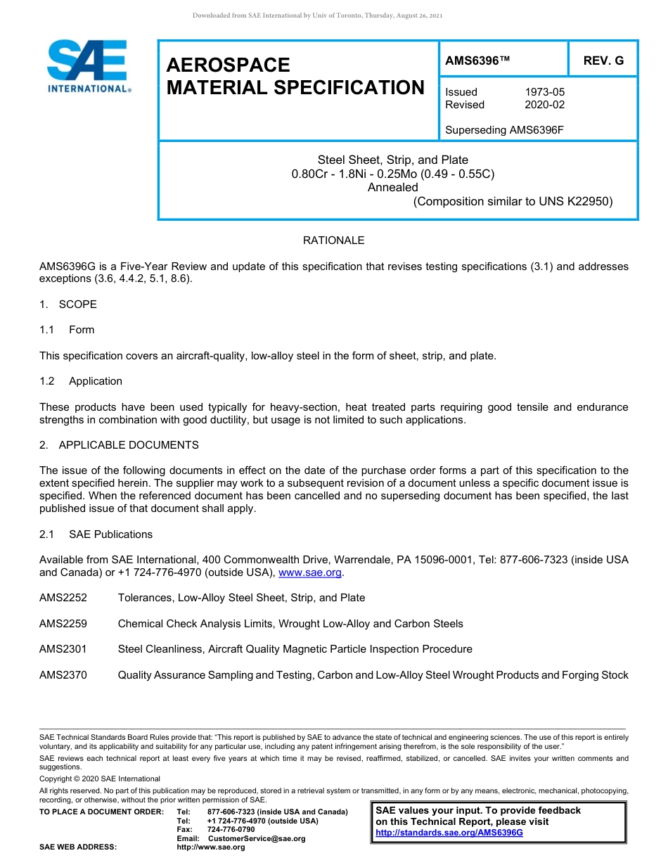 SAE AMS 6396G-2020.pdf_第1页