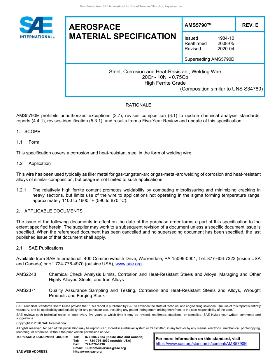 SAE AMS 5790E-2020.pdf_第1页
