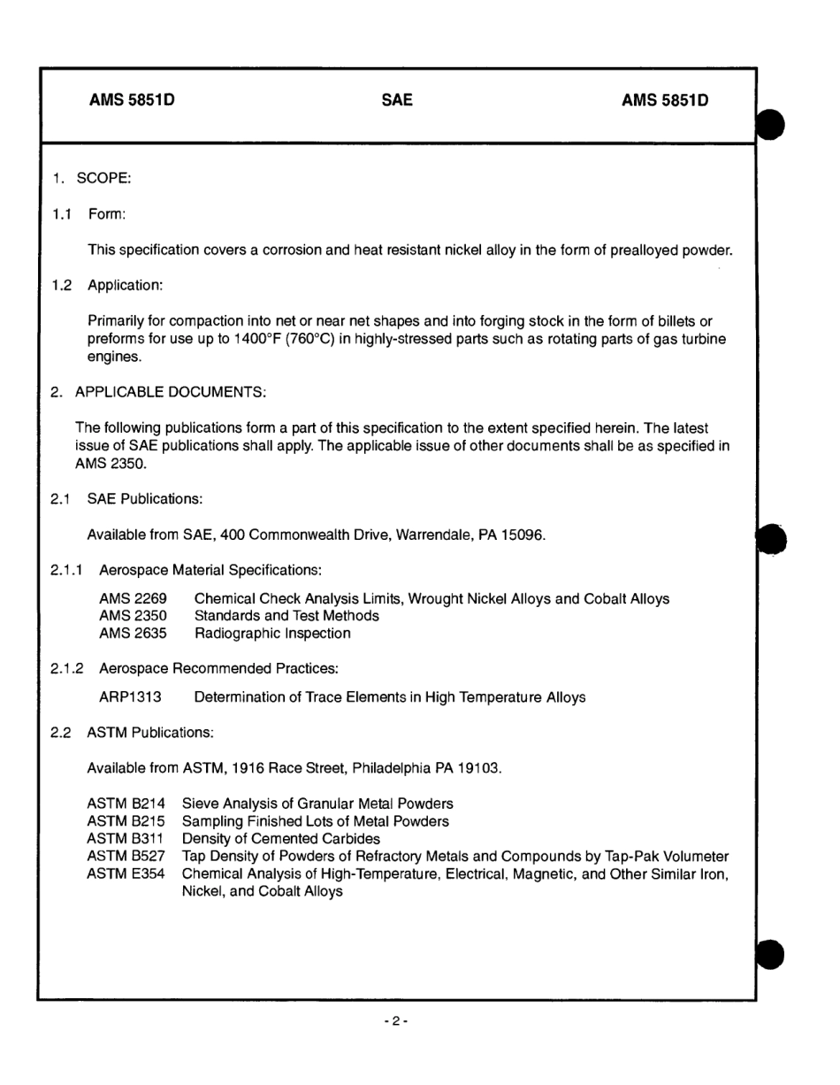 SAE AMS 5851D-2001 scan.pdf_第2页