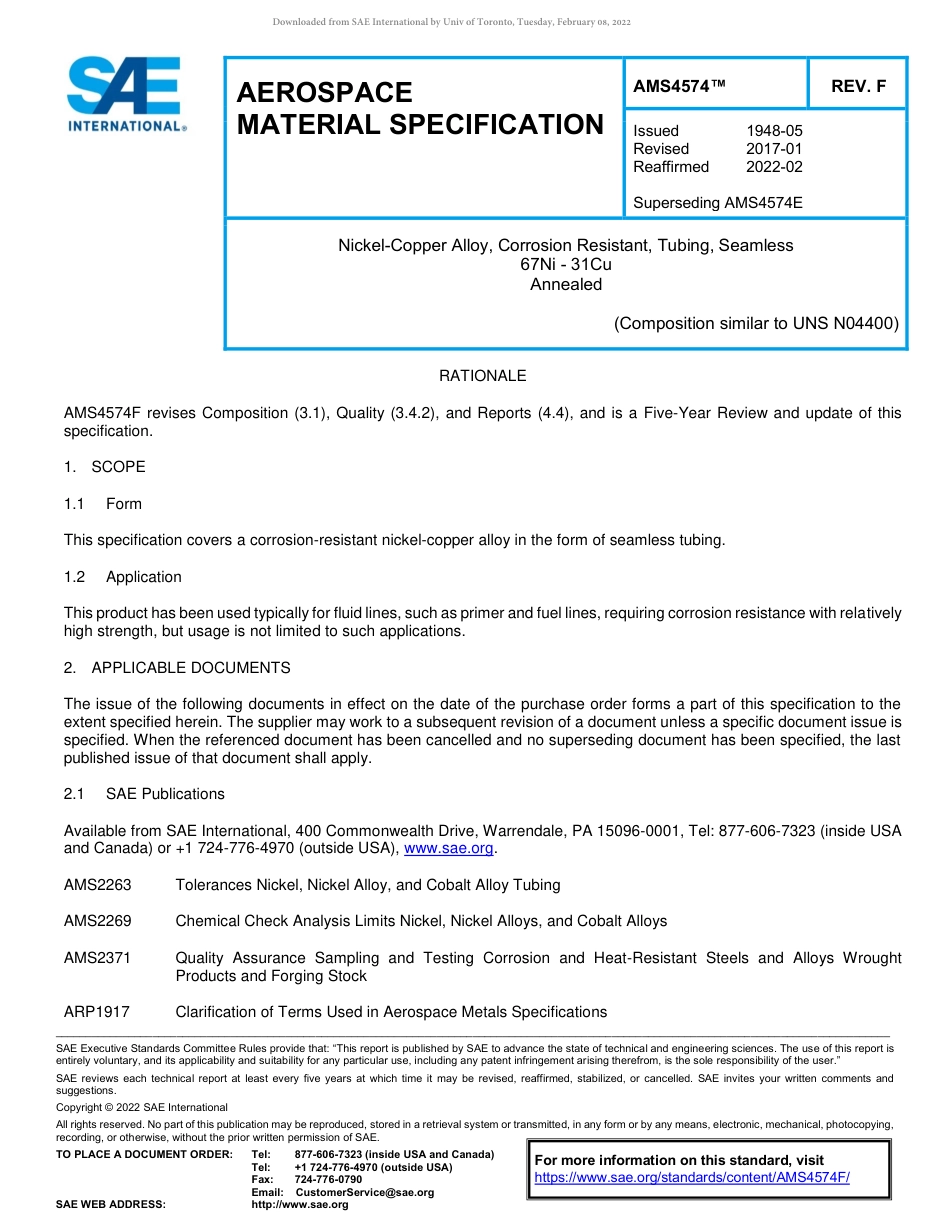 SAE AMS 4574F-2022.pdf_第1页