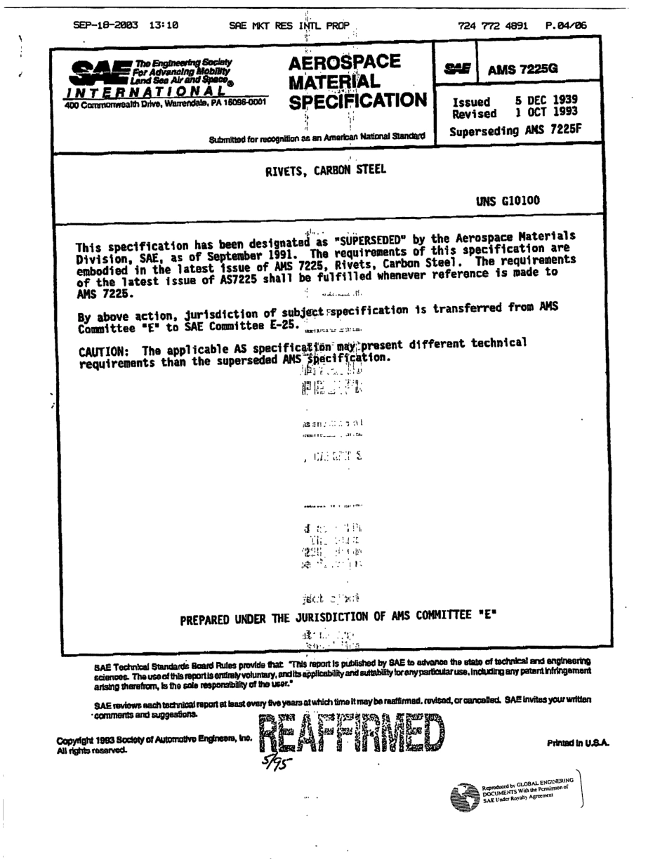 SAE AMS 7225G-1993 scan.pdf_第1页