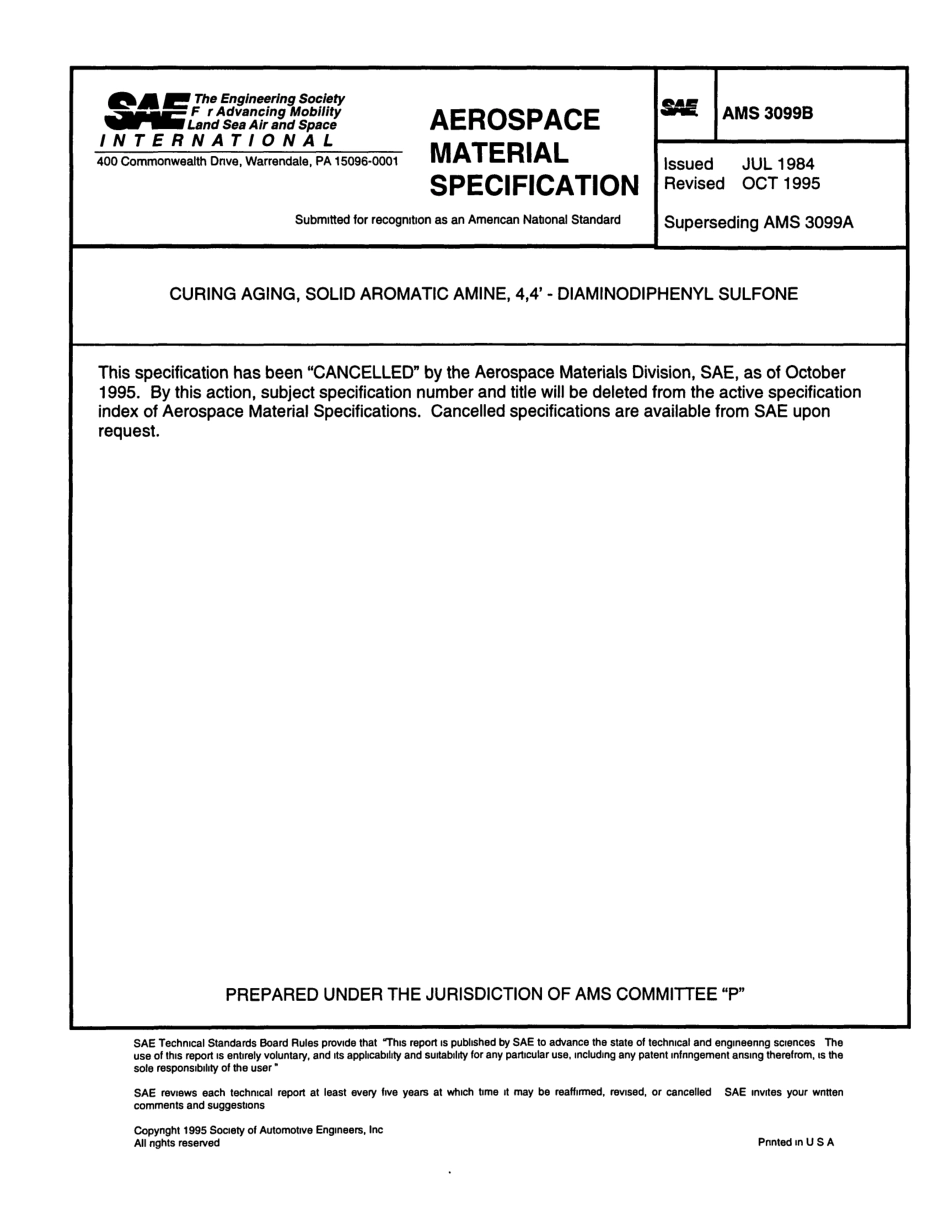 SAE AMS 3099B-1995 scan.pdf_第1页
