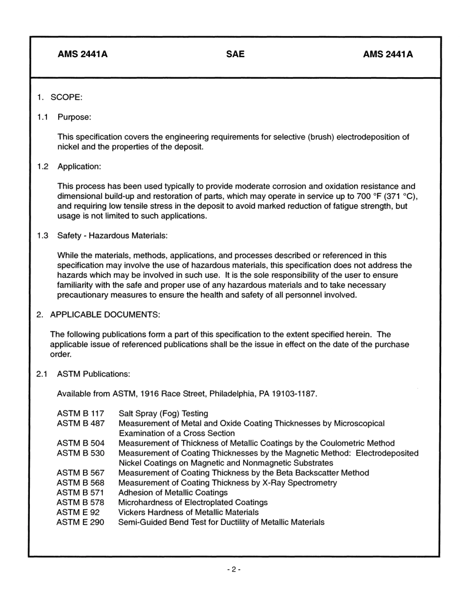 SAE AMS 2441A-2000.pdf_第2页