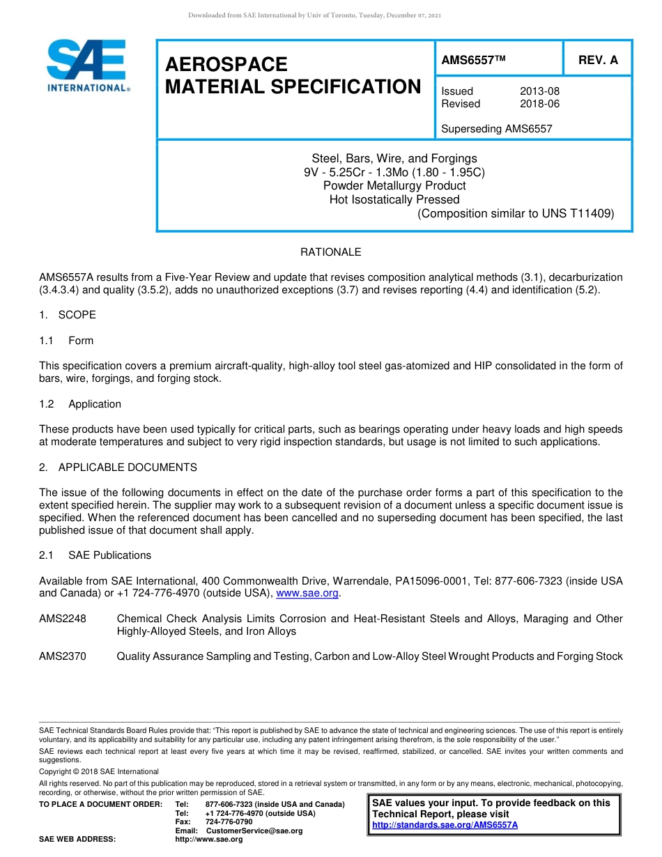 SAE AMS 6557A-2018.pdf_第1页