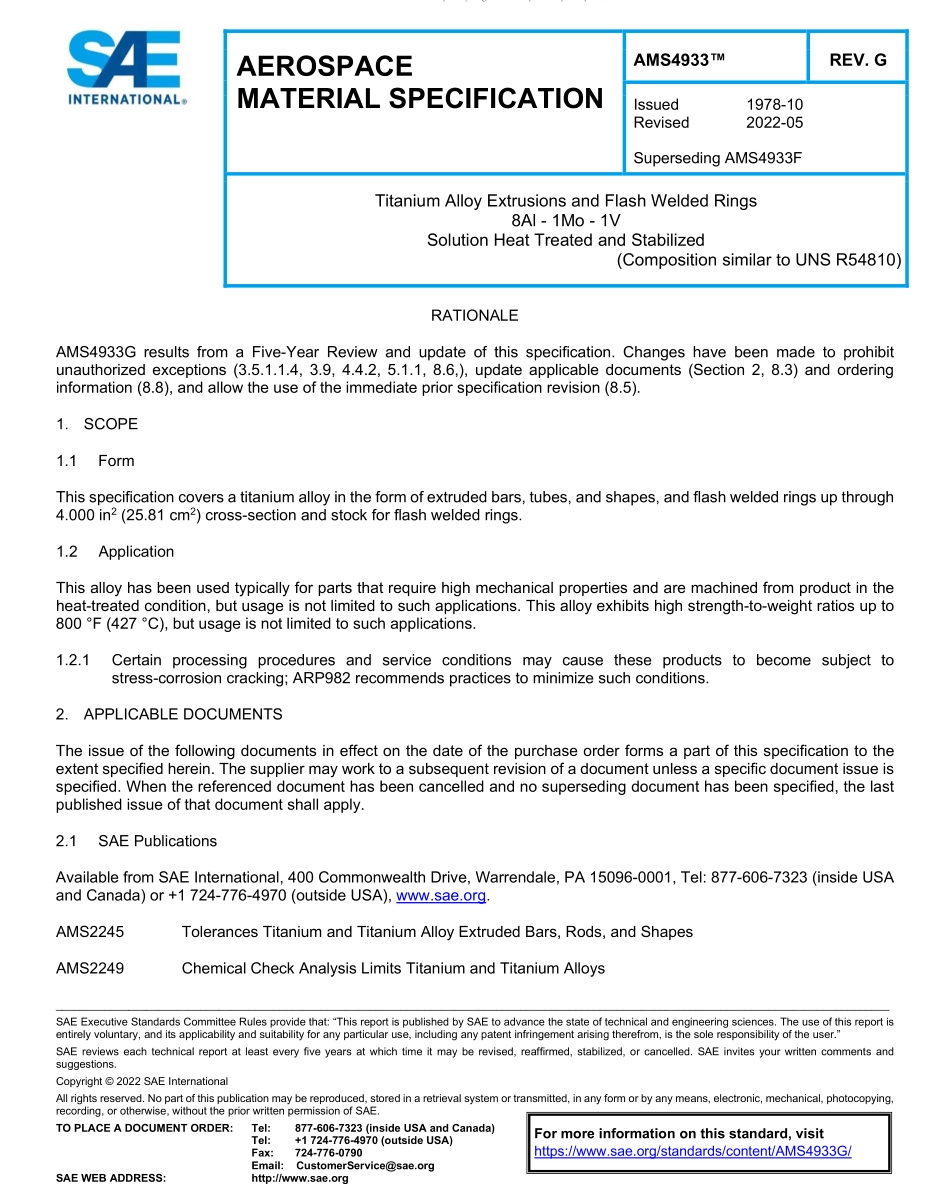 SAE AMS 4933G-2022.pdf_第1页