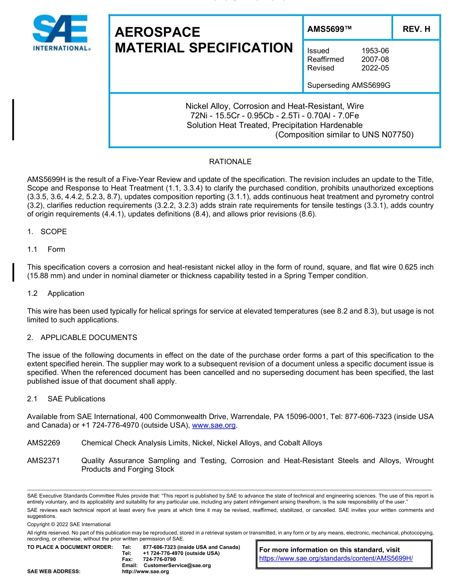 SAE AMS 5699H-2022.pdf_第1页