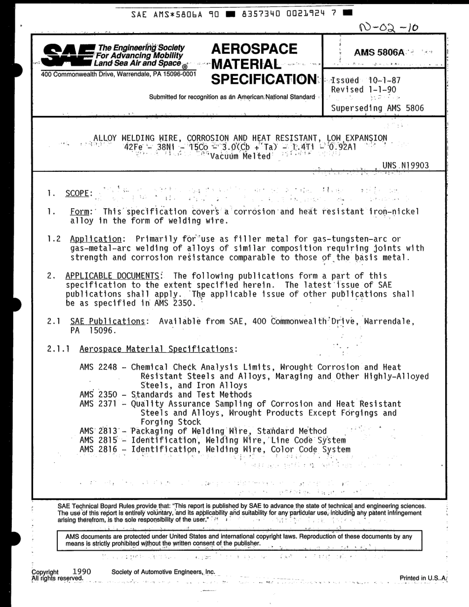 SAE AMS 5806B-1995 scan.pdf_第2页