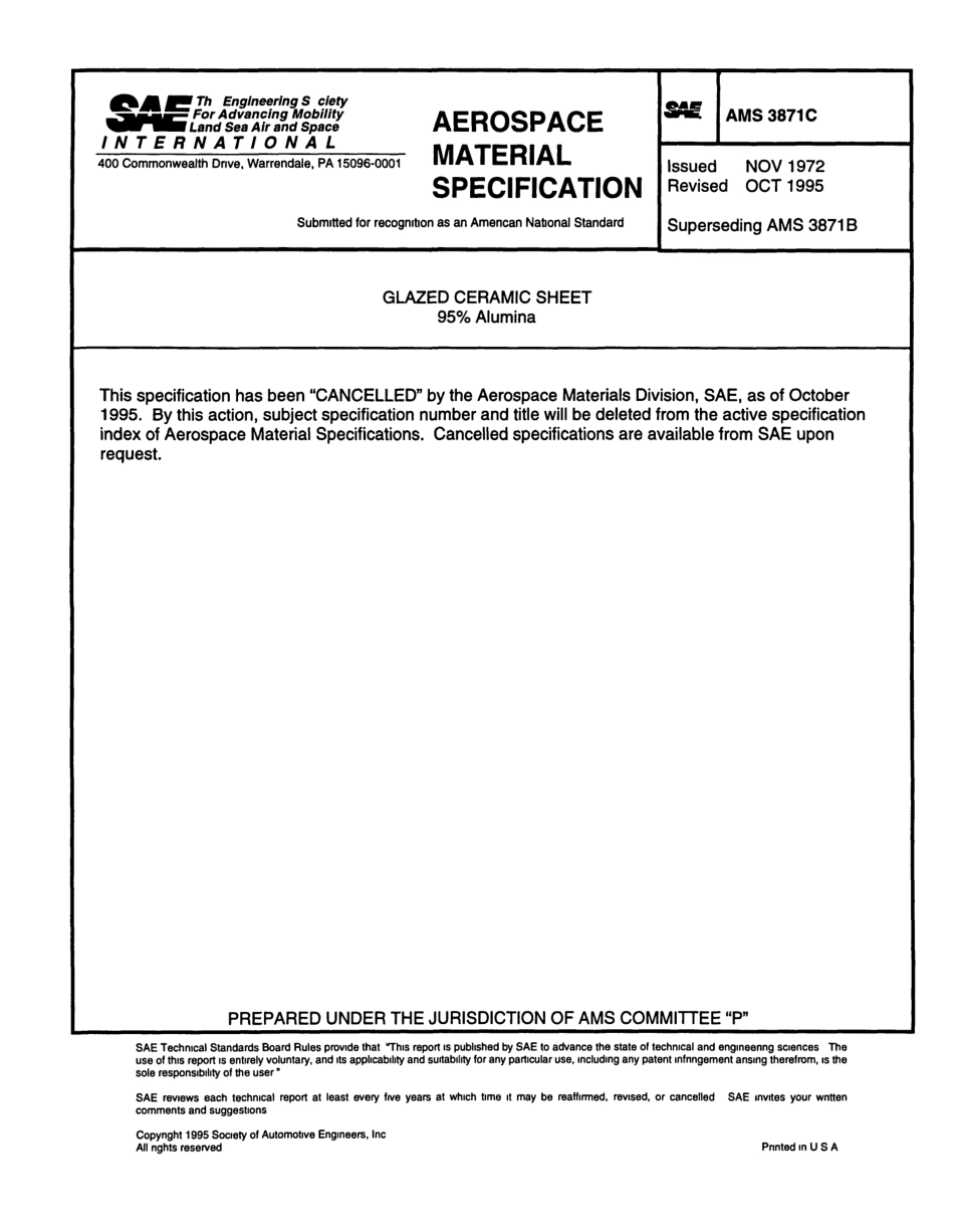 SAE AMS 3871C-1995 scan.pdf_第1页