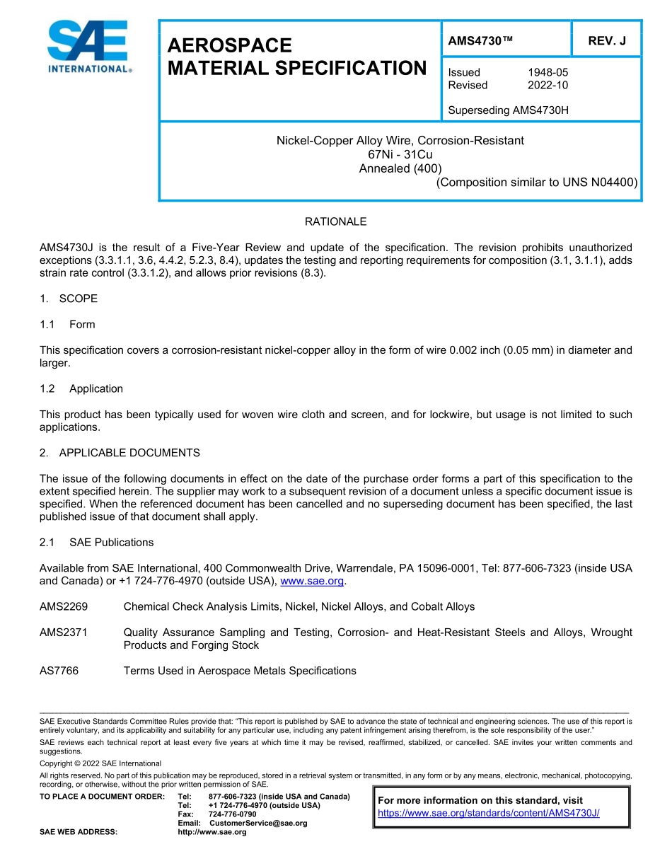 SAE AMS 4730J-2022.pdf_第1页