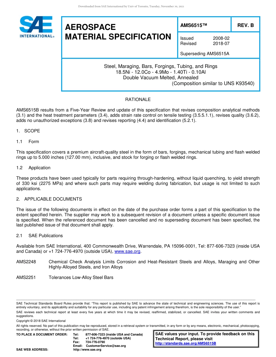 SAE AMS 6515B-2018.pdf_第1页