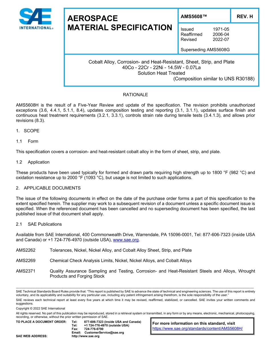 SAE AMS 5608H-2022.pdf_第1页