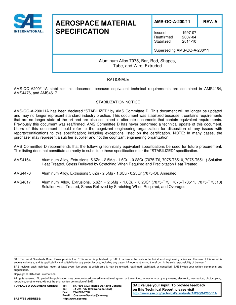 SAE AMS-QQ-A-200-11A-2014.pdf_第1页