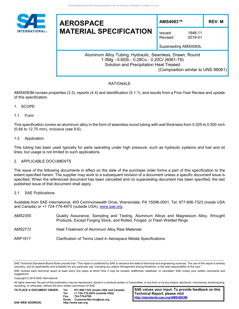 SAE AMS 4083M-2019.pdf_第1页