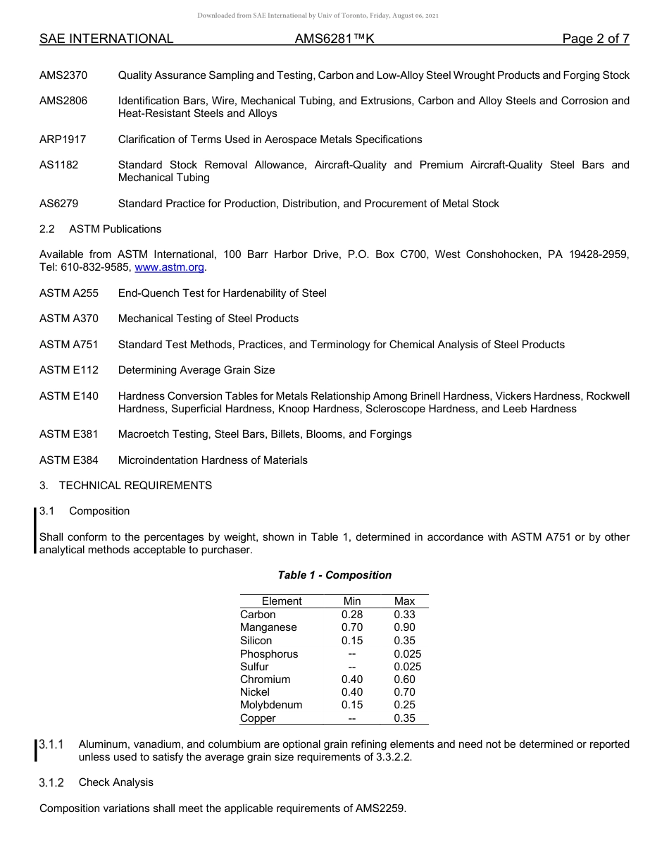 SAE AMS 6281K-2020.pdf_第2页