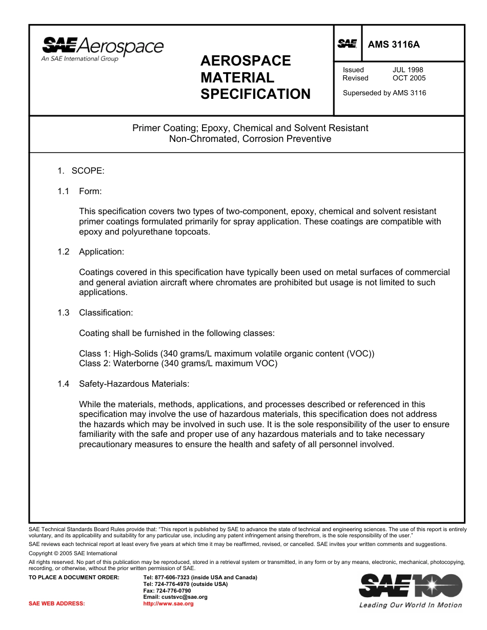 SAE AMS 3116A-2005.pdf_第1页