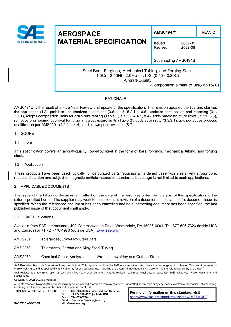 SAE AMS 6494C-2022.pdf_第1页
