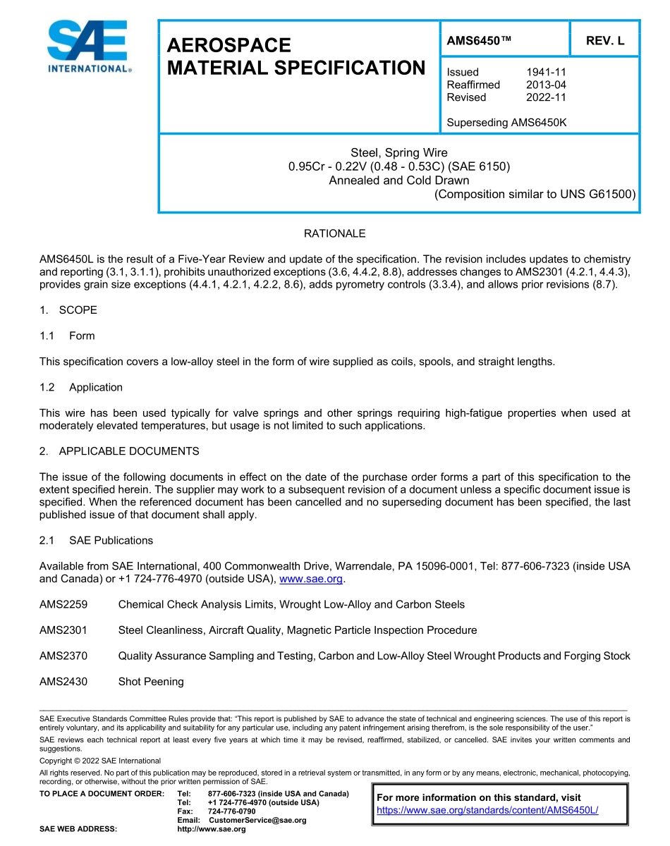 SAE AMS 6450L-2022.pdf_第1页