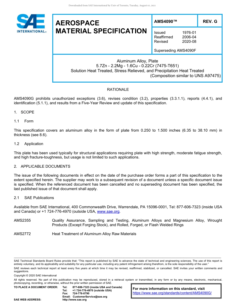 SAE AMS 4090G-2020.pdf_第1页