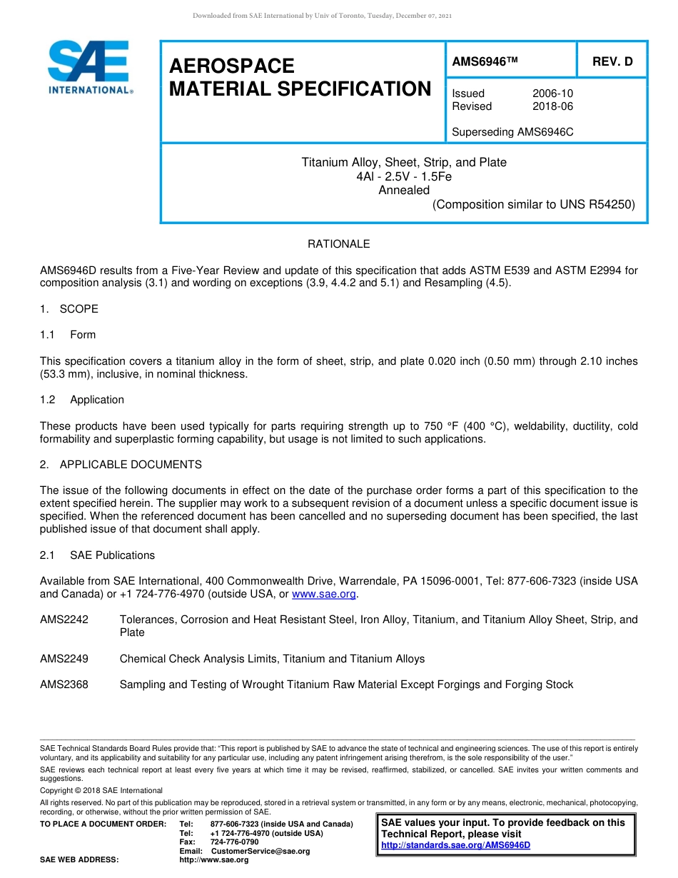 SAE AMS 6946D-2018.pdf_第1页