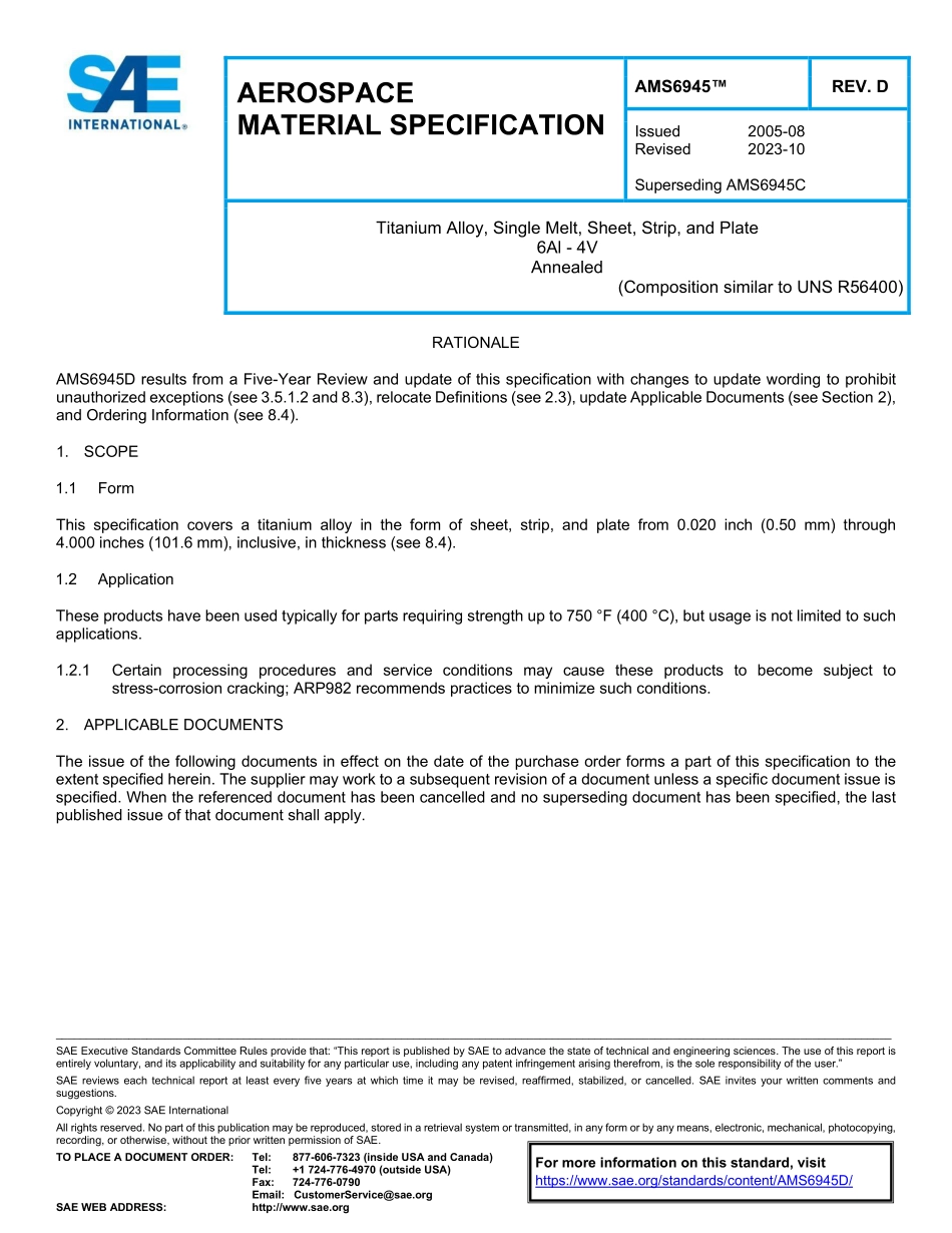 SAE AMS 6945D-2023.pdf_第1页