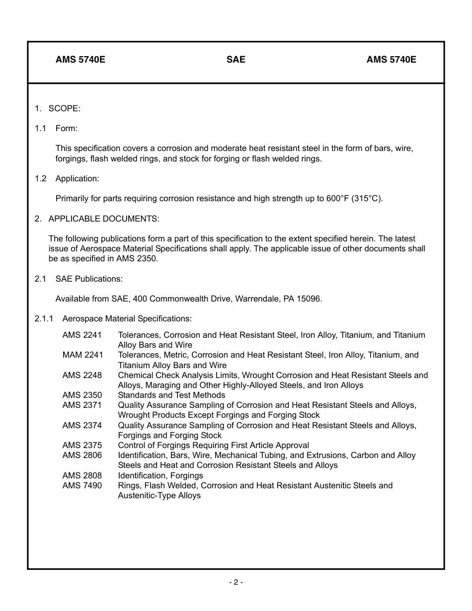 SAE AMS 5740E-2006.pdf_第2页