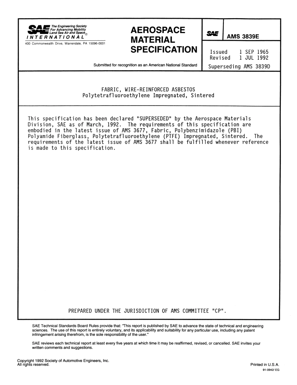 SAE AMS 3839E-1992 scan.pdf_第1页