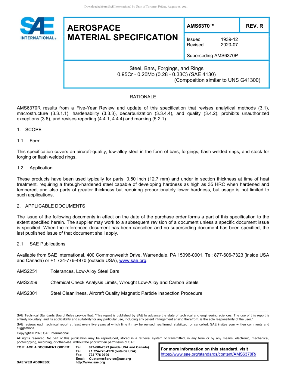 SAE AMS 6370R-2020.pdf_第1页