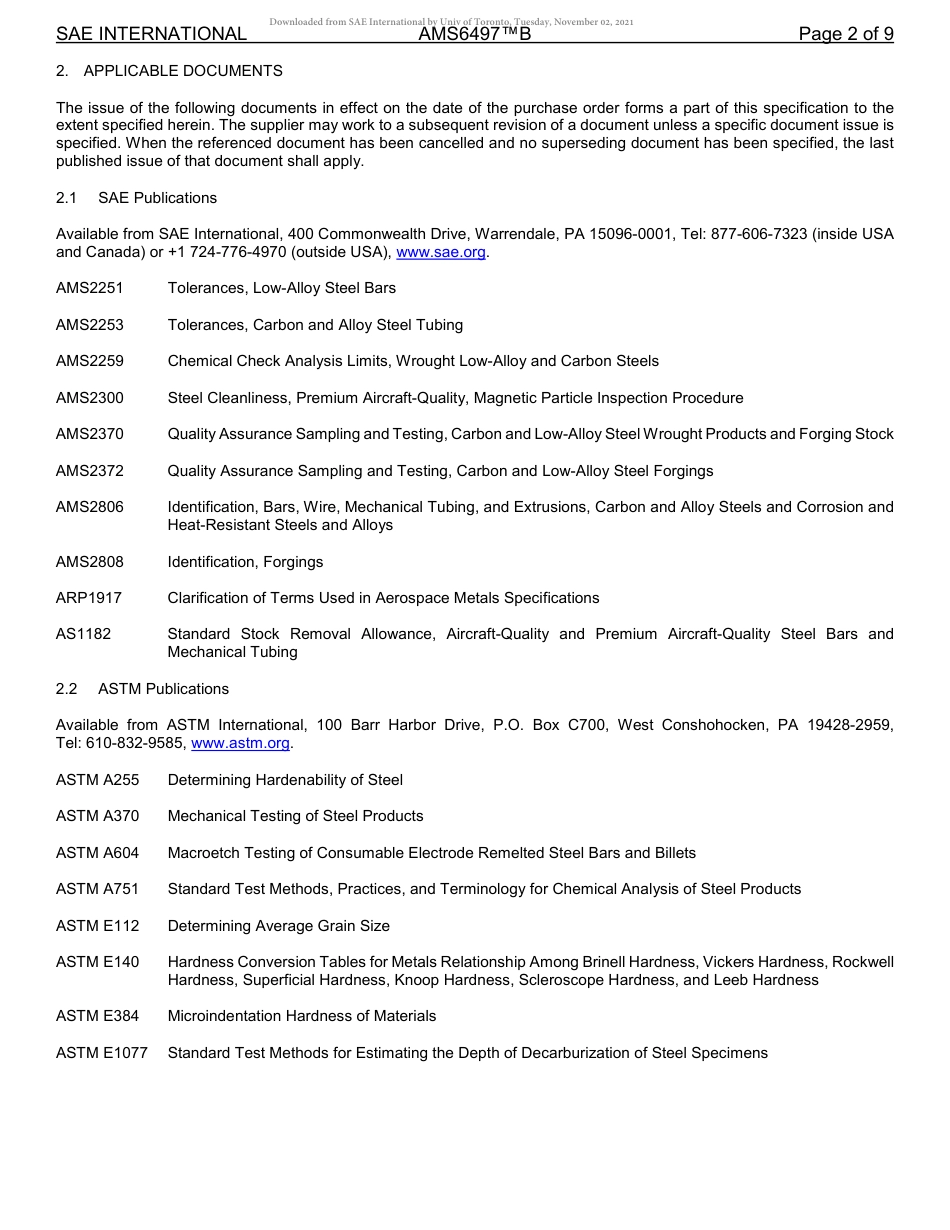 SAE AMS 6497B-2018.pdf_第2页