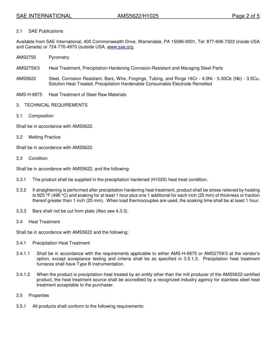 SAE AMS 5622-H1025-2015.pdf_第2页