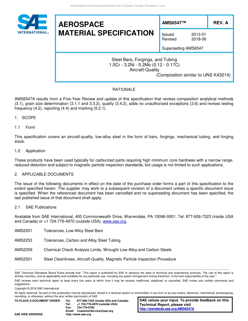 SAE AMS 6547A-2018.pdf_第1页