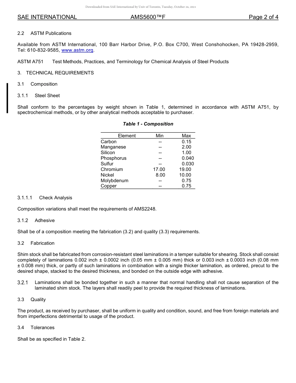 SAE AMS 5600F-2019.pdf_第2页