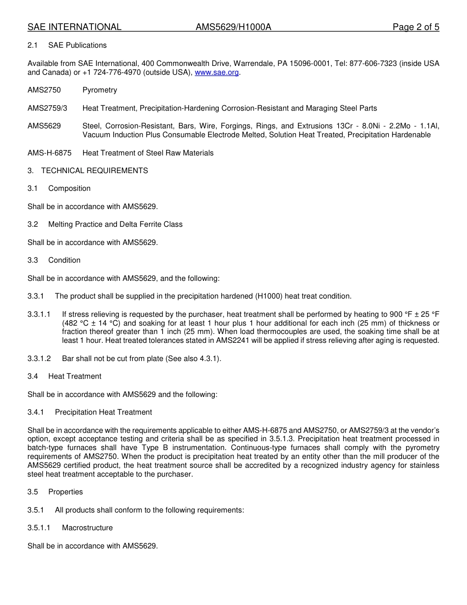 SAE AMS 5629-H1000A-2015.pdf_第2页