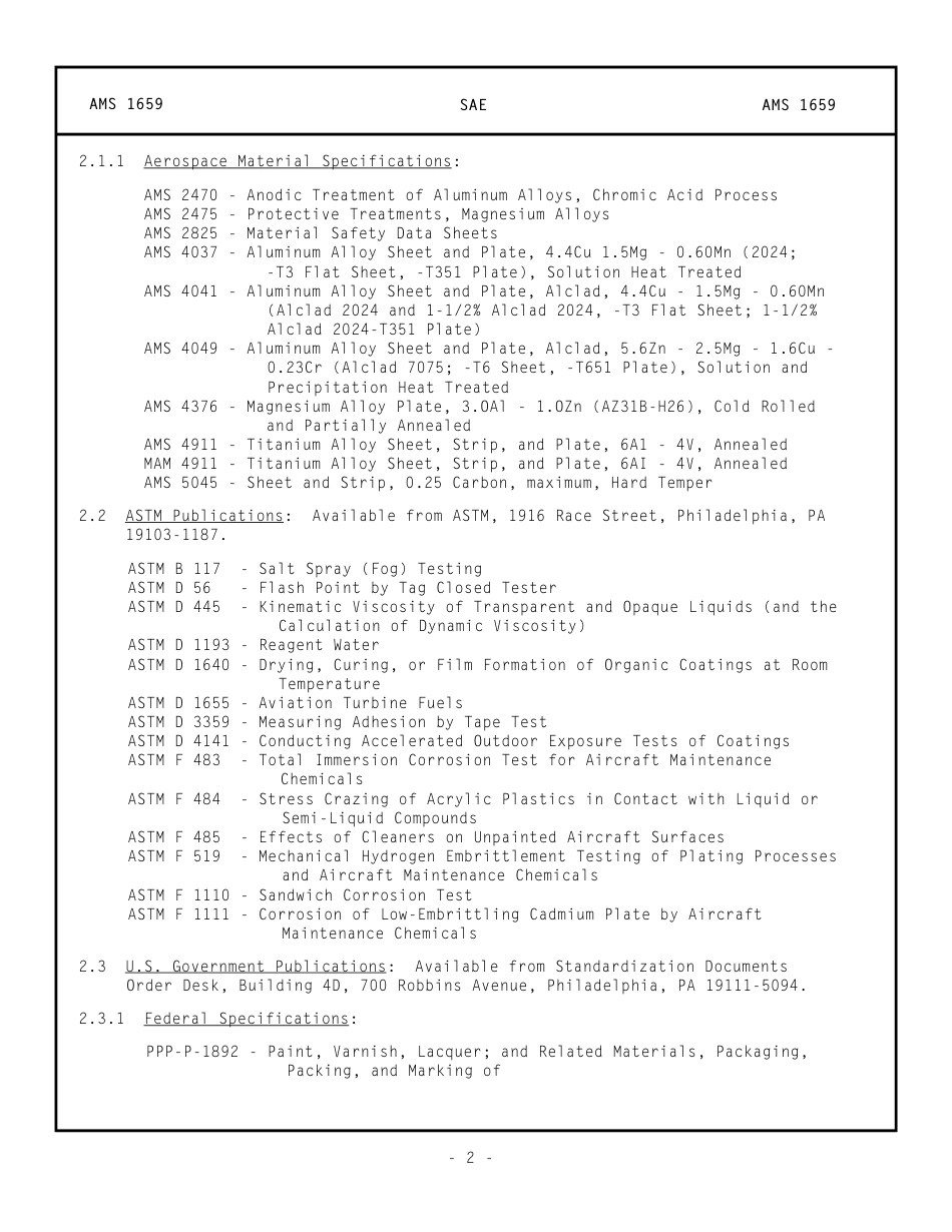SAE AMS 1659-1991 scan.pdf_第2页