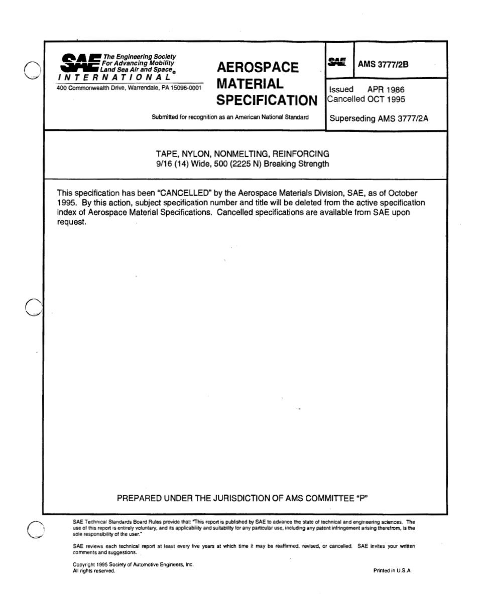 SAE AMS 3777-2B-1995 scan.pdf_第1页