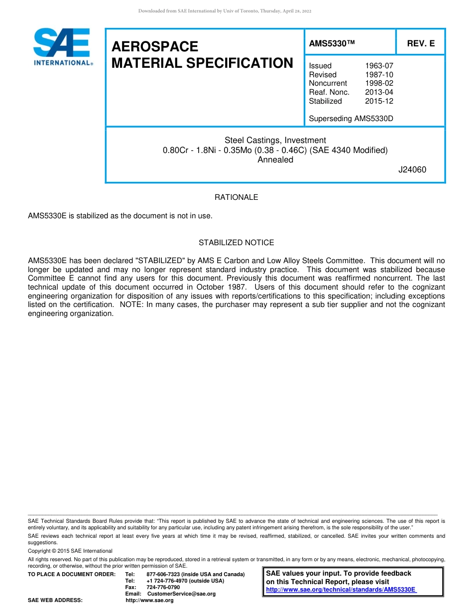 SAE AMS 5330E-2015.pdf_第1页
