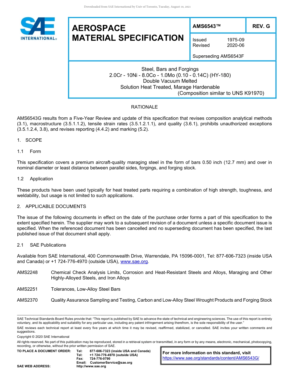 SAE AMS 6543G-2020.pdf_第1页