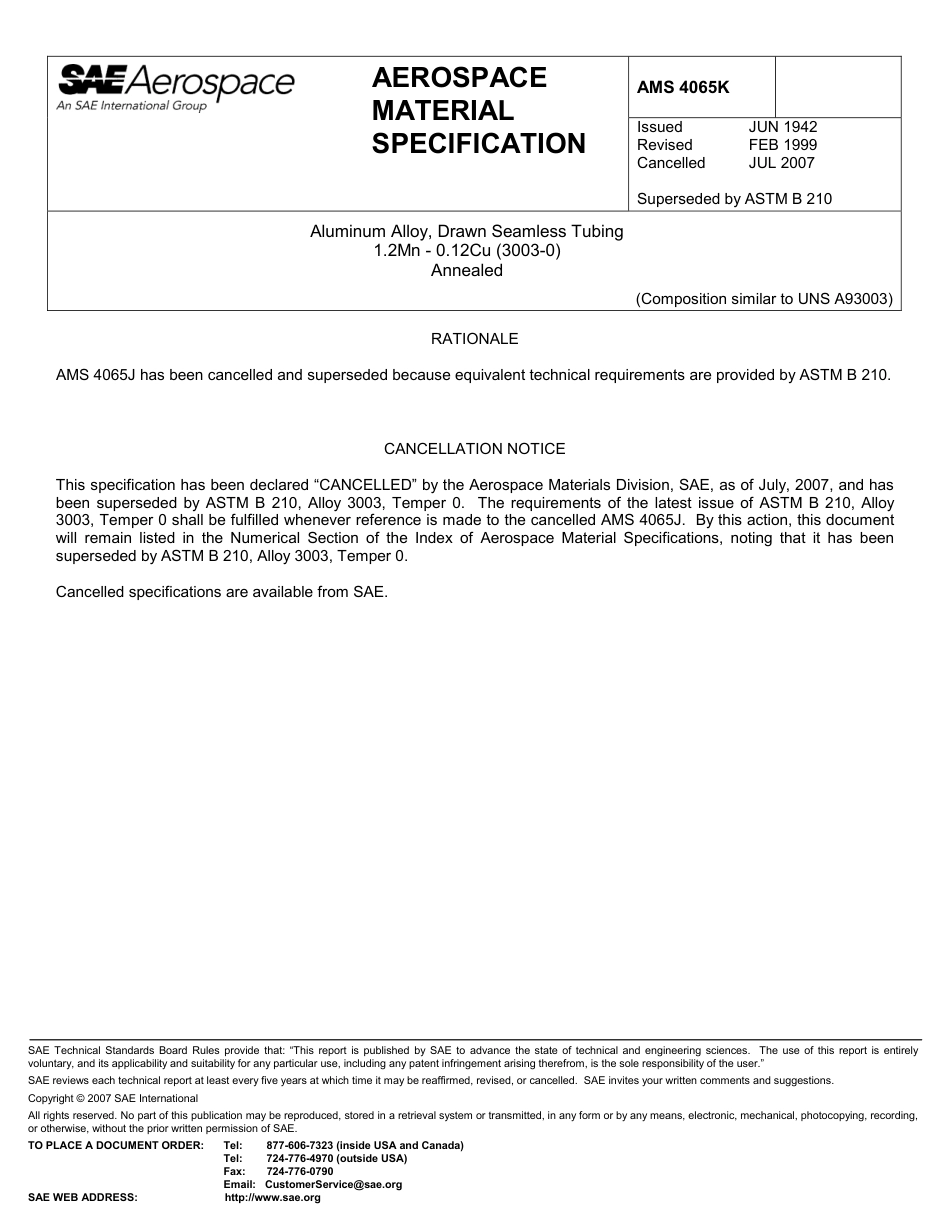 SAE AMS 4065K-2007.pdf_第1页