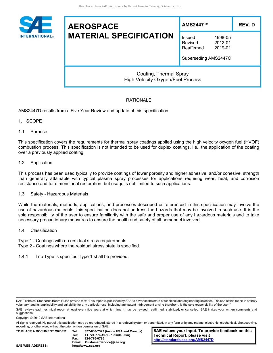 SAE AMS 2447D-2019.pdf_第1页
