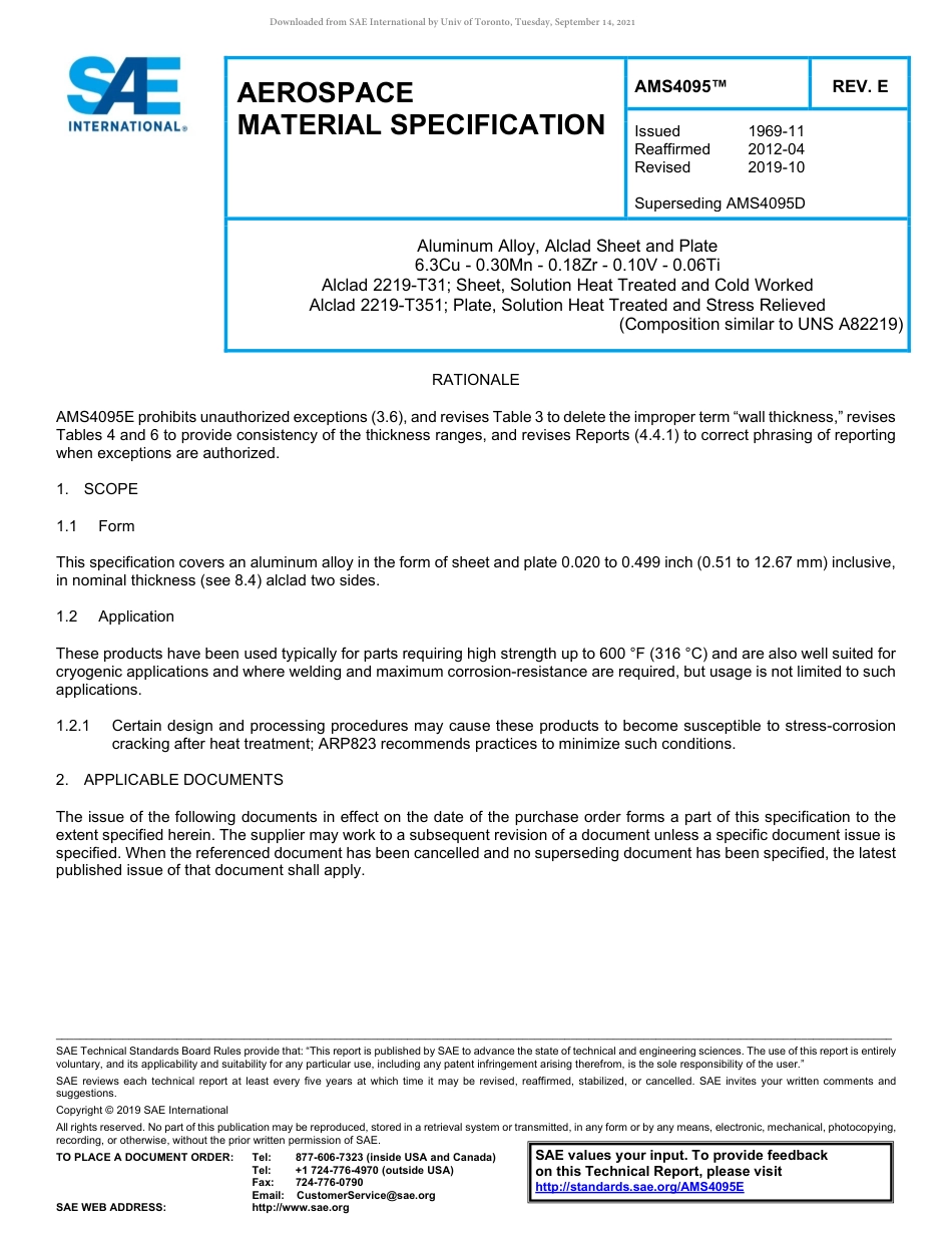 SAE AMS 4095E-2019.pdf_第1页