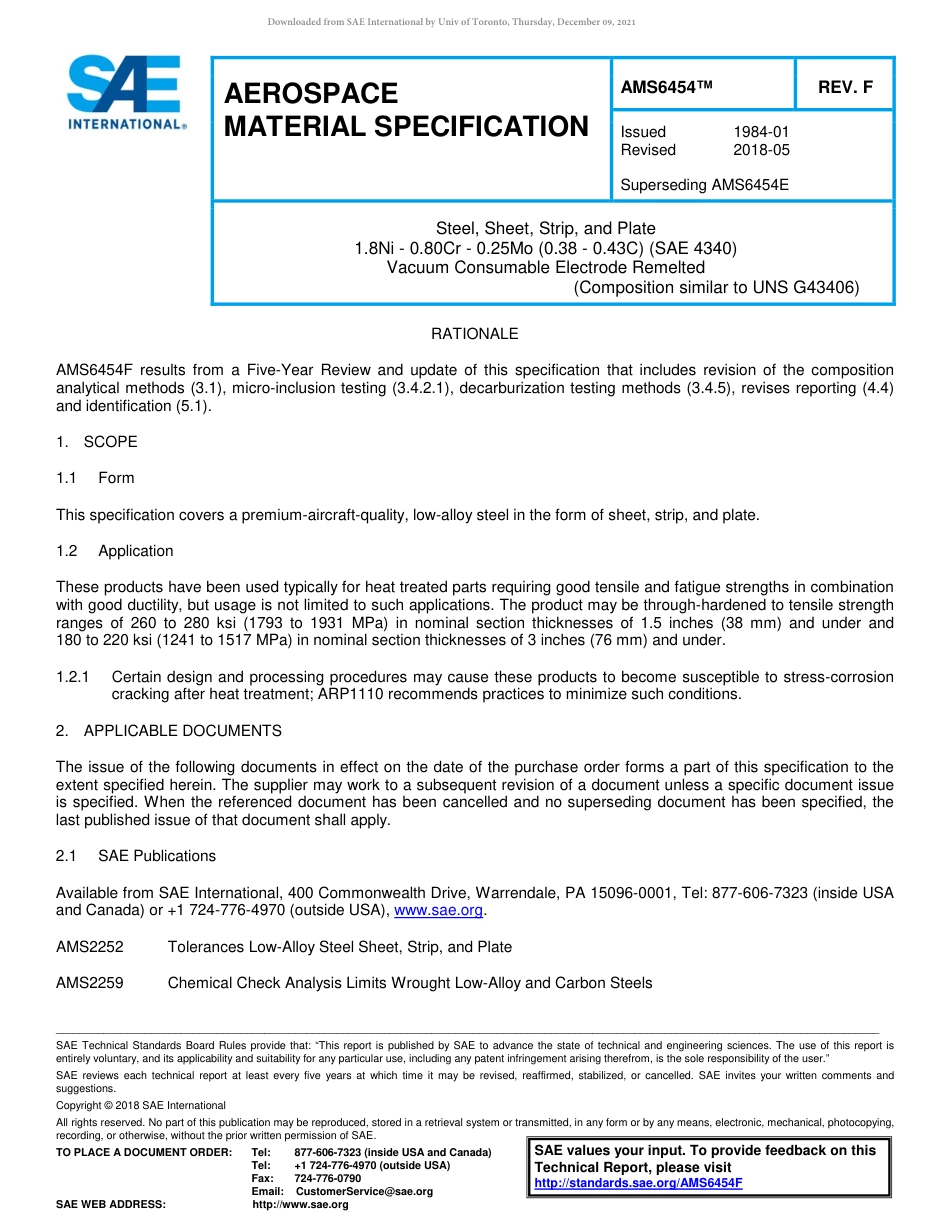 SAE AMS 6454F-2018.pdf_第1页