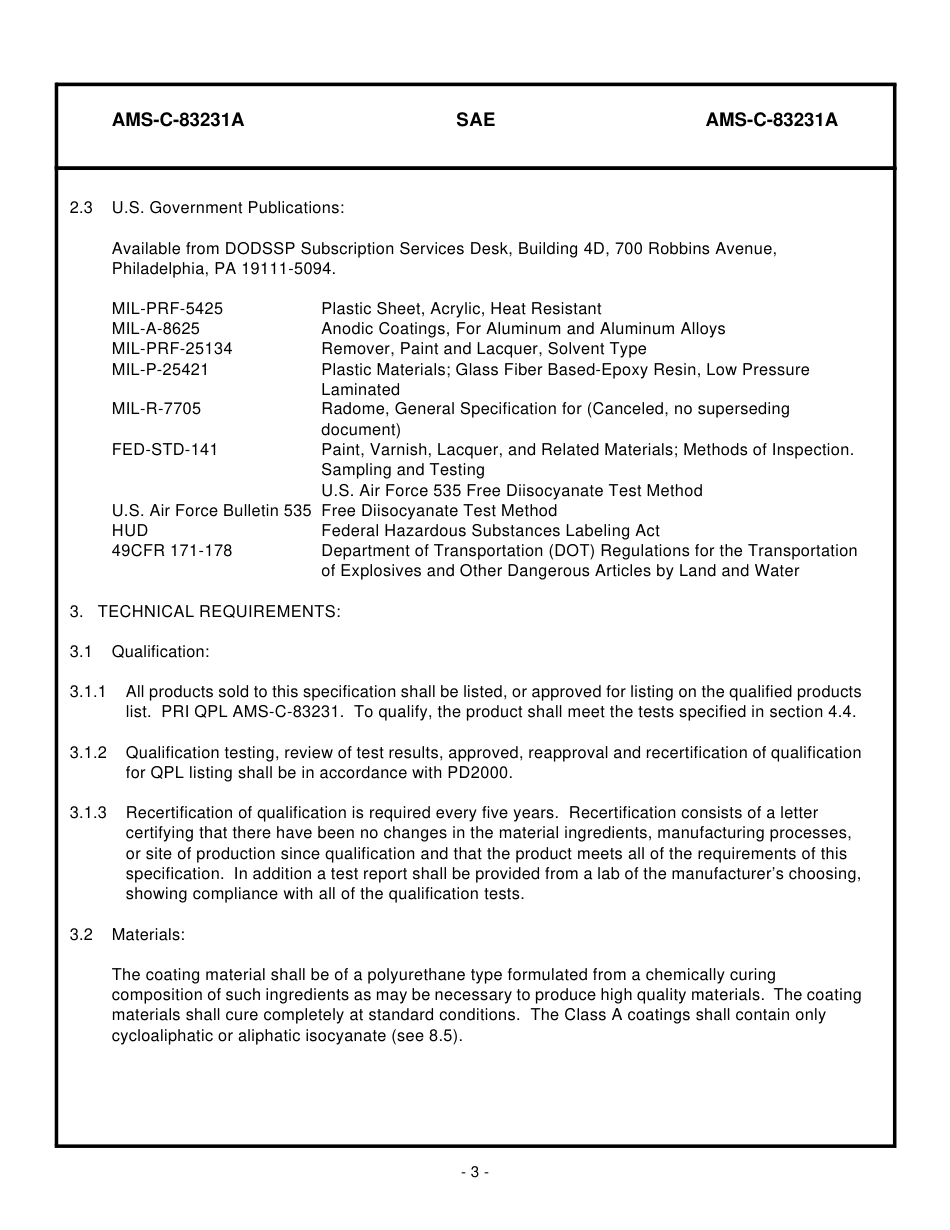 SAE AMS-C-83231A-2001.pdf_第3页