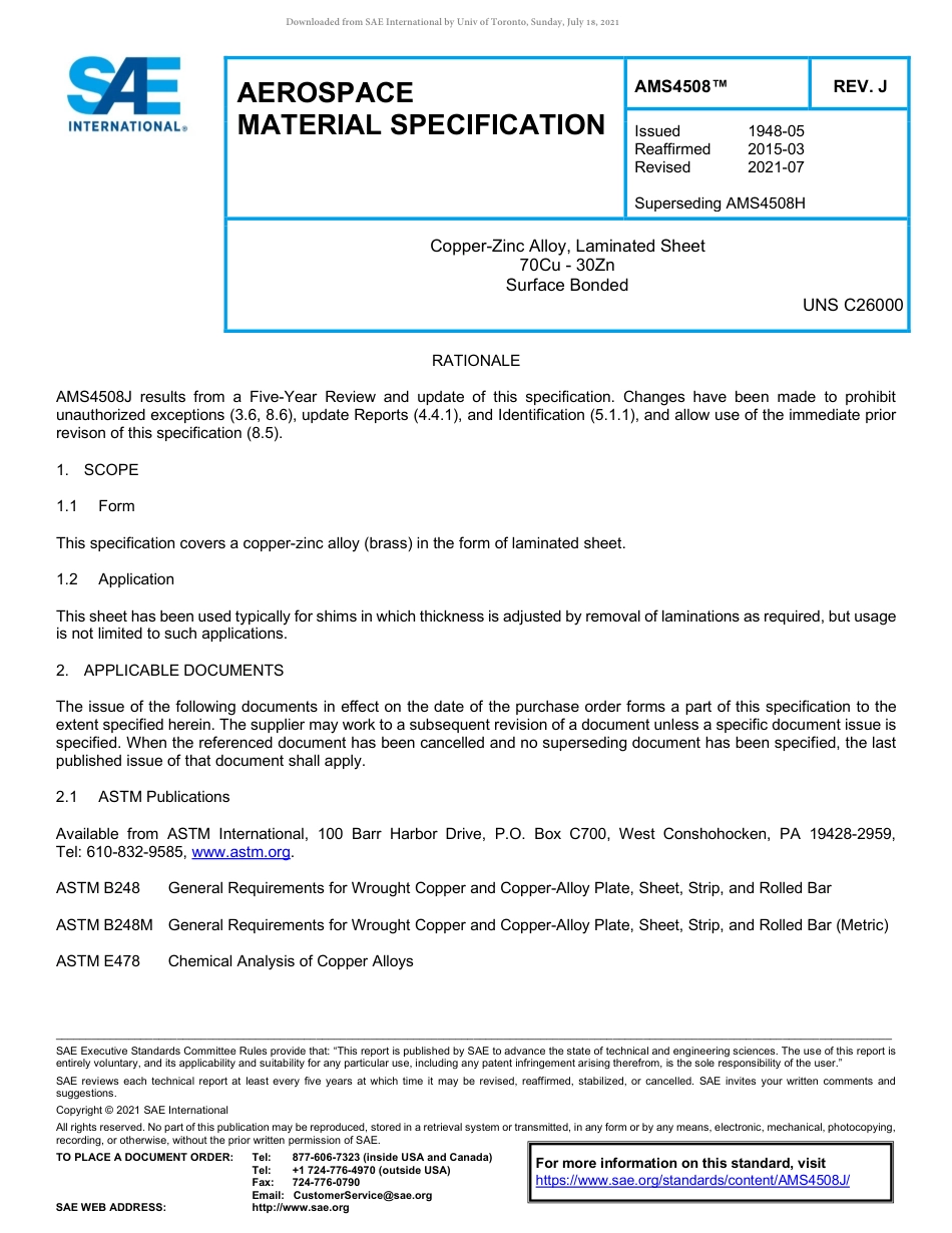 SAE AMS 4508J-2021.pdf_第1页