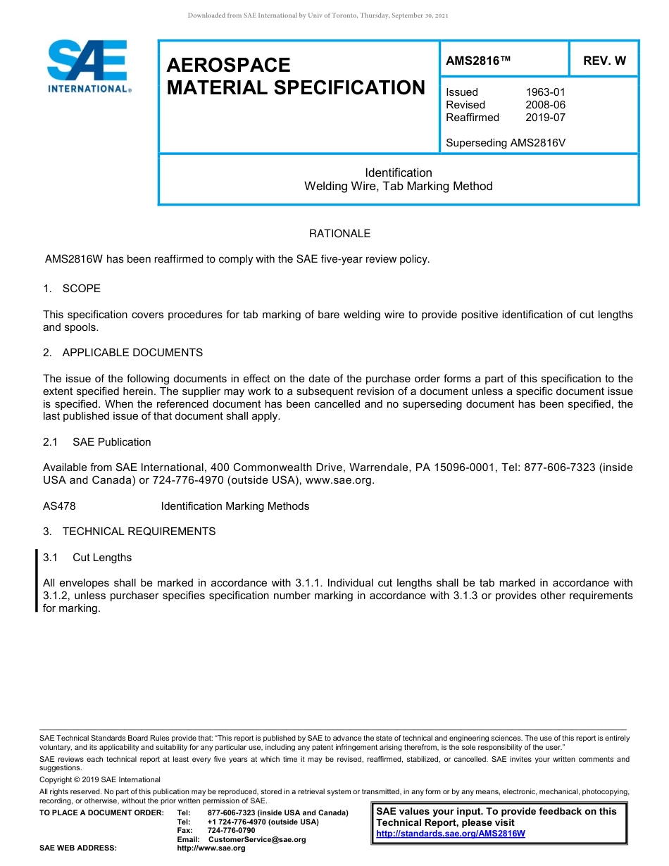 SAE AMS 2816W-2019.pdf_第1页