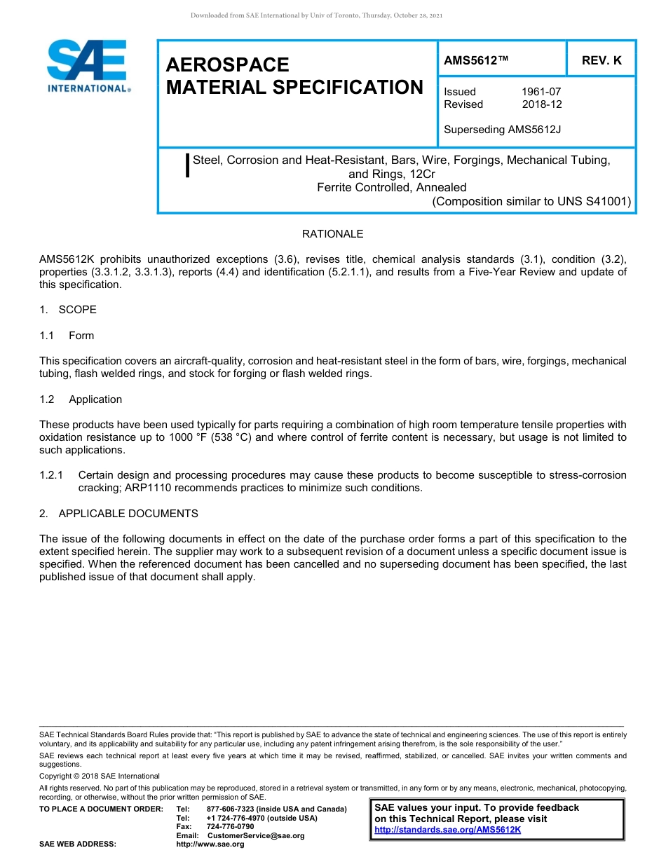 SAE AMS 5612K-2018.pdf_第1页