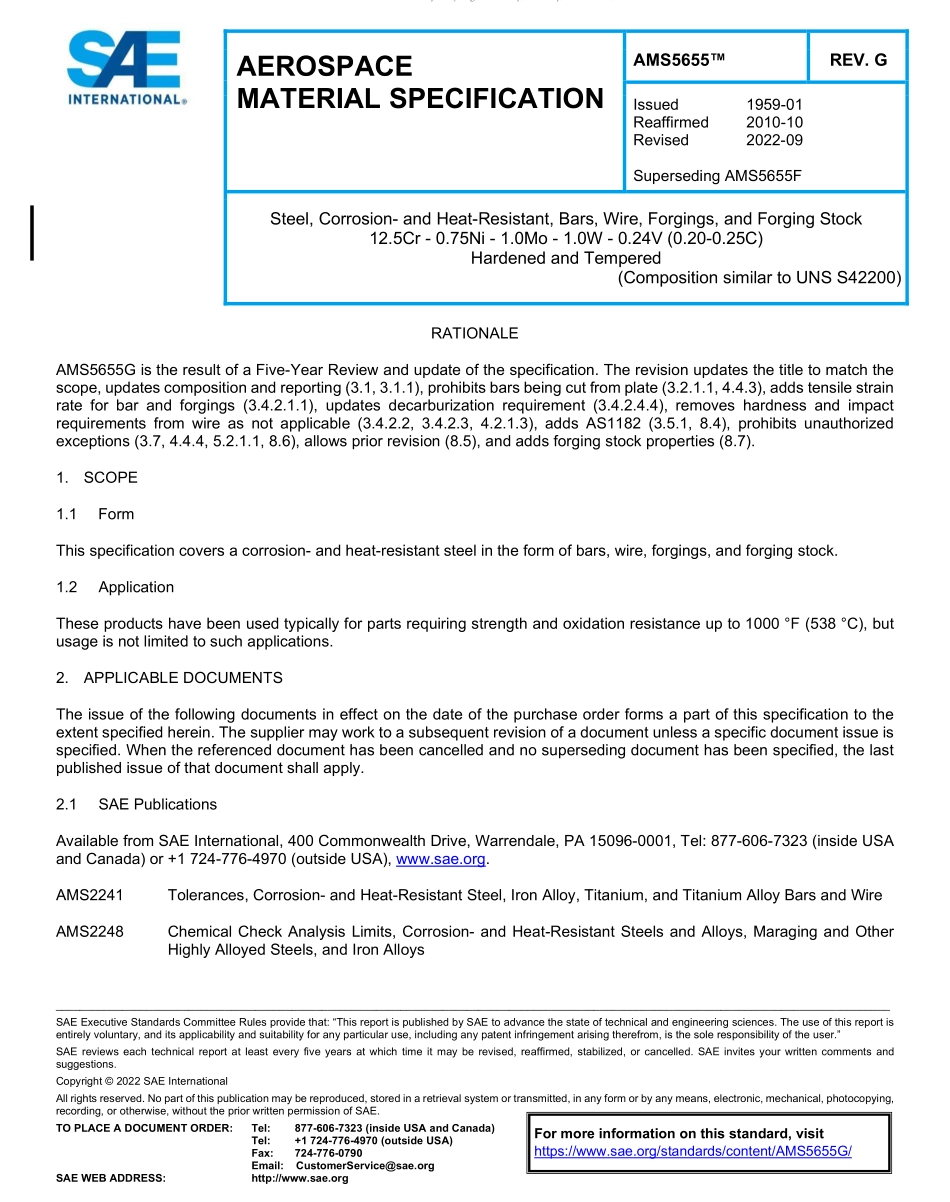 SAE AMS 5655G-2022.pdf_第1页