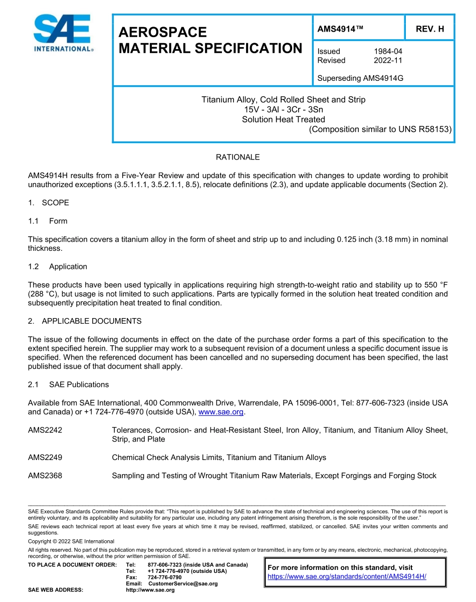 SAE AMS 4914H-2022.pdf_第1页