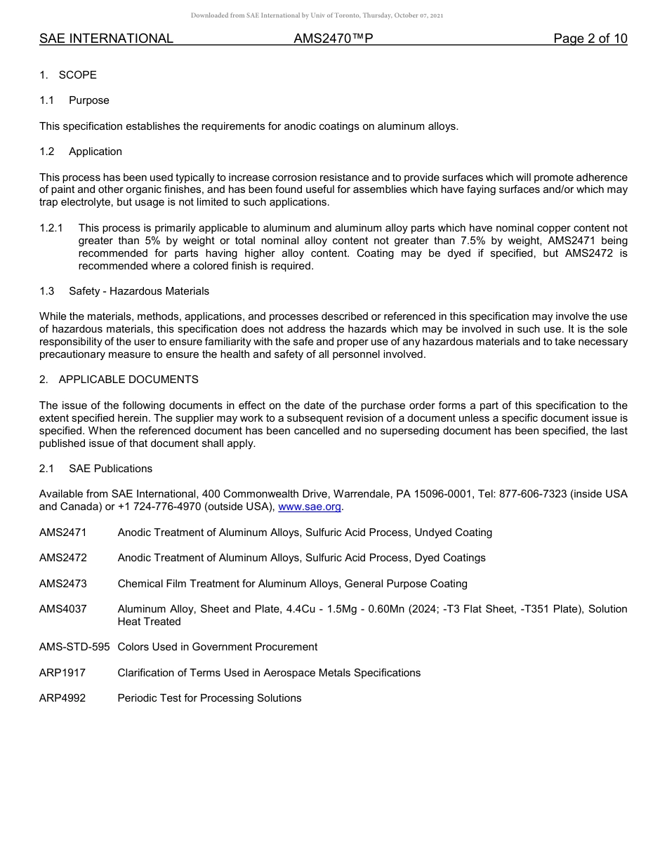 SAE AMS 2470P-2019.pdf_第2页